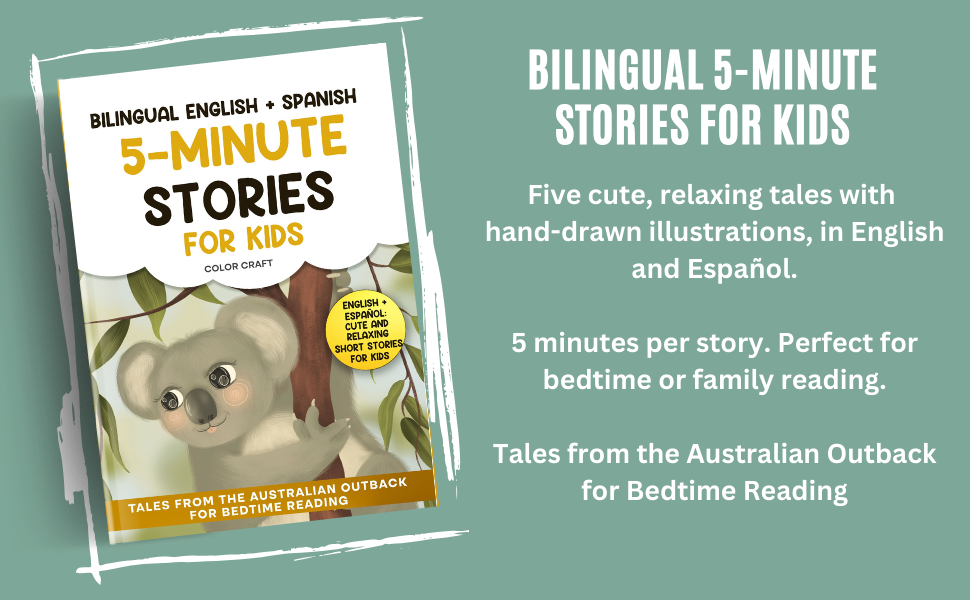 Bilingual 5-Minute Stories For Kids: Tales From the Australian Outback For Bedtime, in English + Italian (Copy)