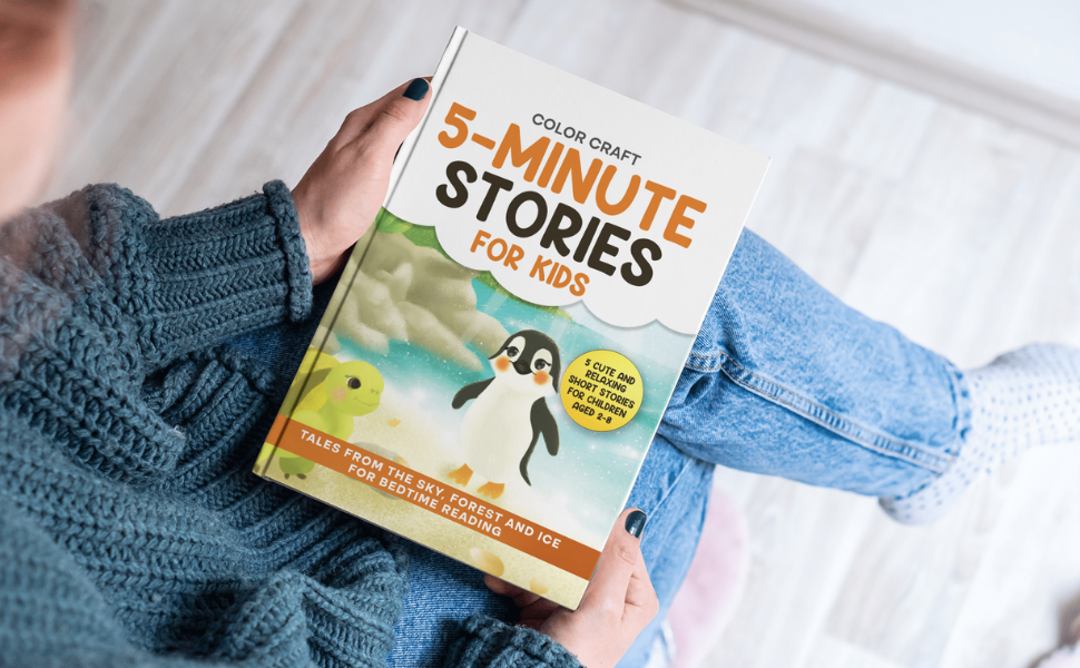 Bilingual 5-Minute Stories For Kids: Tales From The Sky, Forest and Ice For Bedtime, in English + Spanish