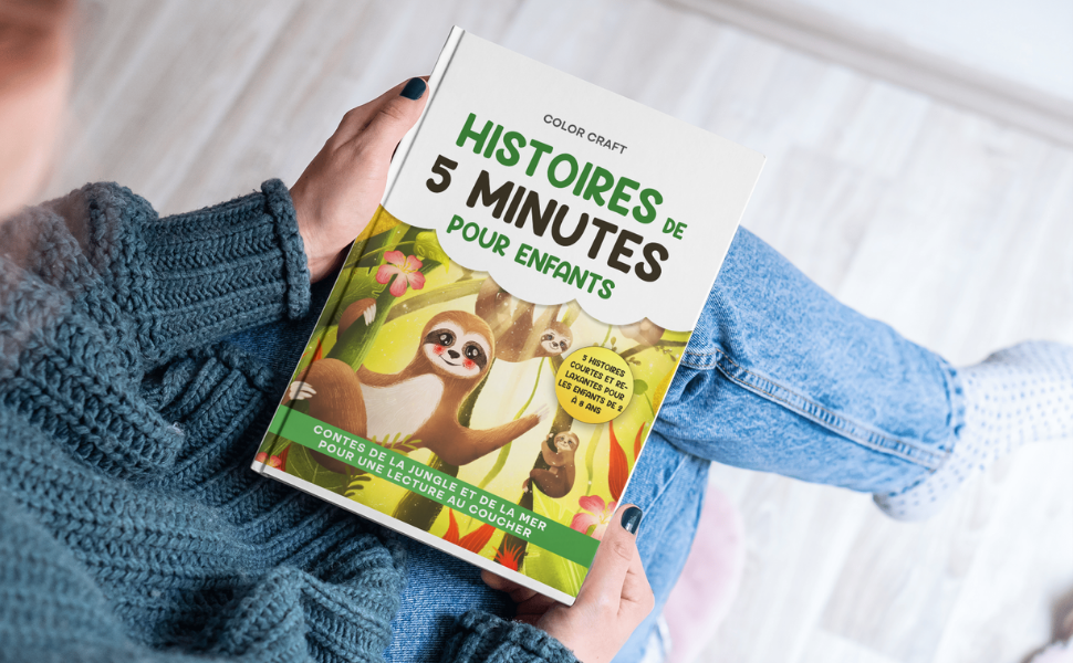 Histoires de 5 Minutes pour Enfants : Contes de la Jungle et de la Mer pour une Lecture au Coucher