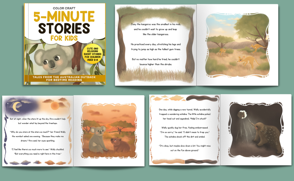 5-Minute Stories For Kids: Tales from the Australian Outback for Bedtime Reading (English)