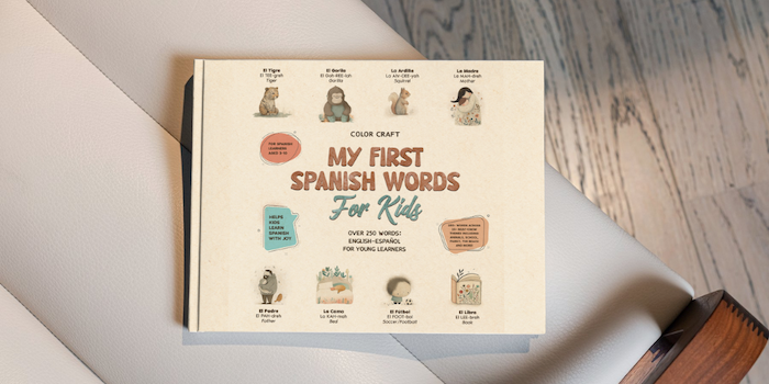 Spanish Words Book For Kids