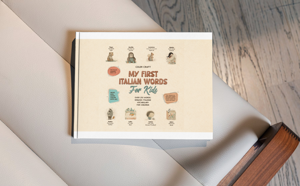 Italian Words Book For Kids