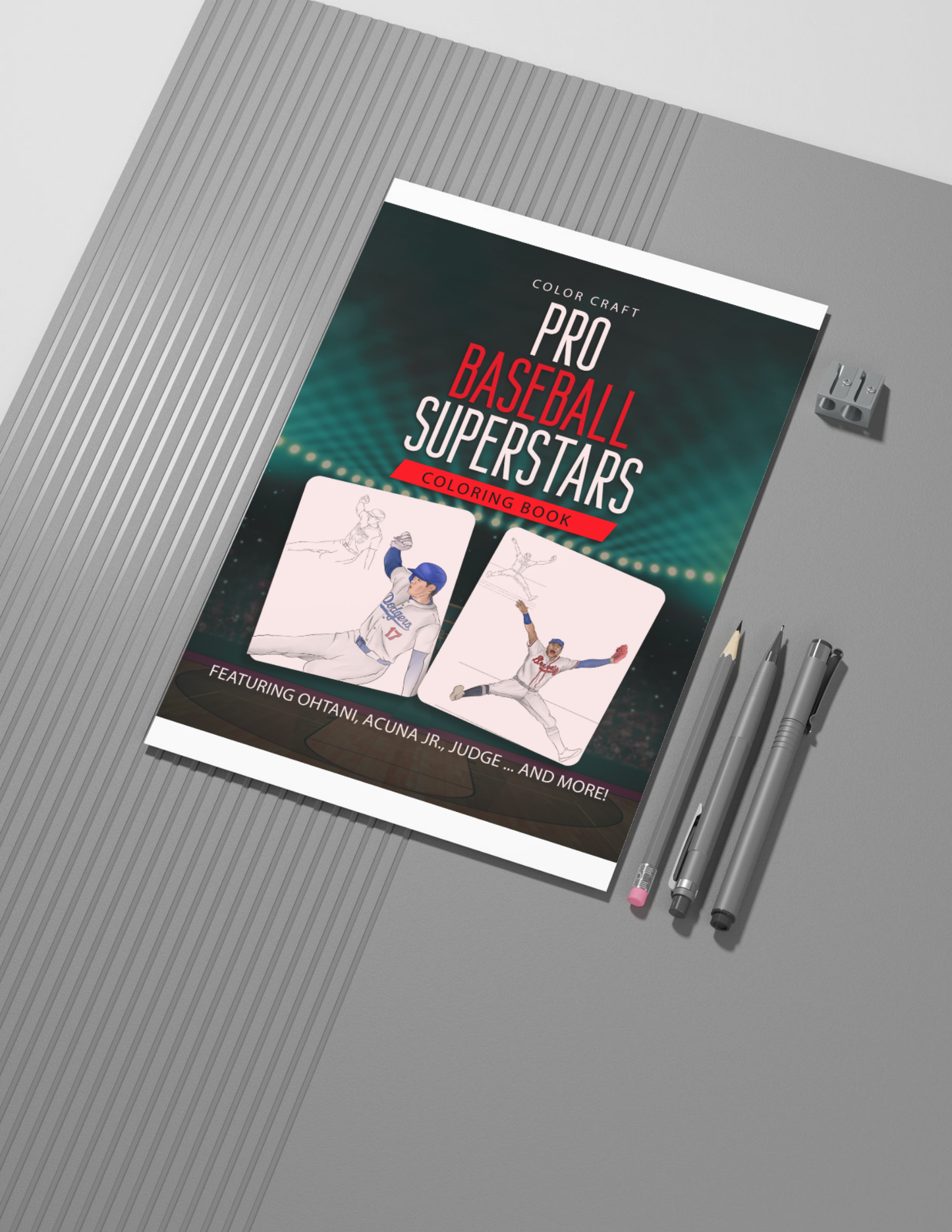 Baseball Superstars Coloring Book