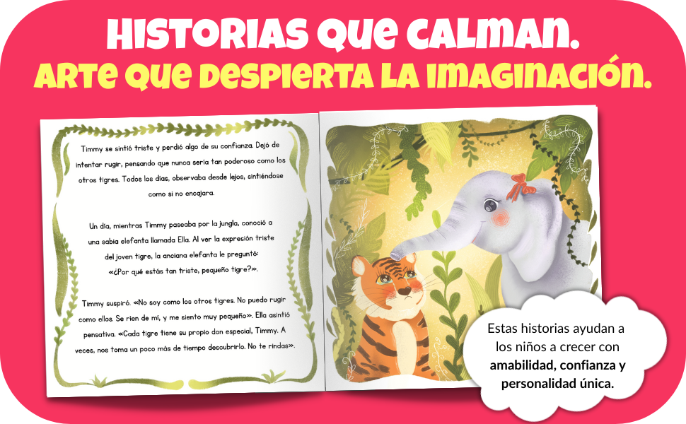 El libro definitivo de cuentos de 5 minutos para niños: 4 libros en 1: Historias cortas y relajantes del cielo, la jungla, el interior del país y mucho más!