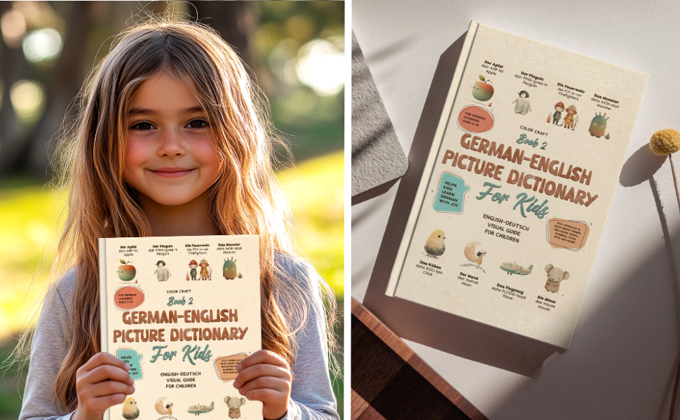 German Words Book 2 For Kids - Bilingual German-English Dictionary