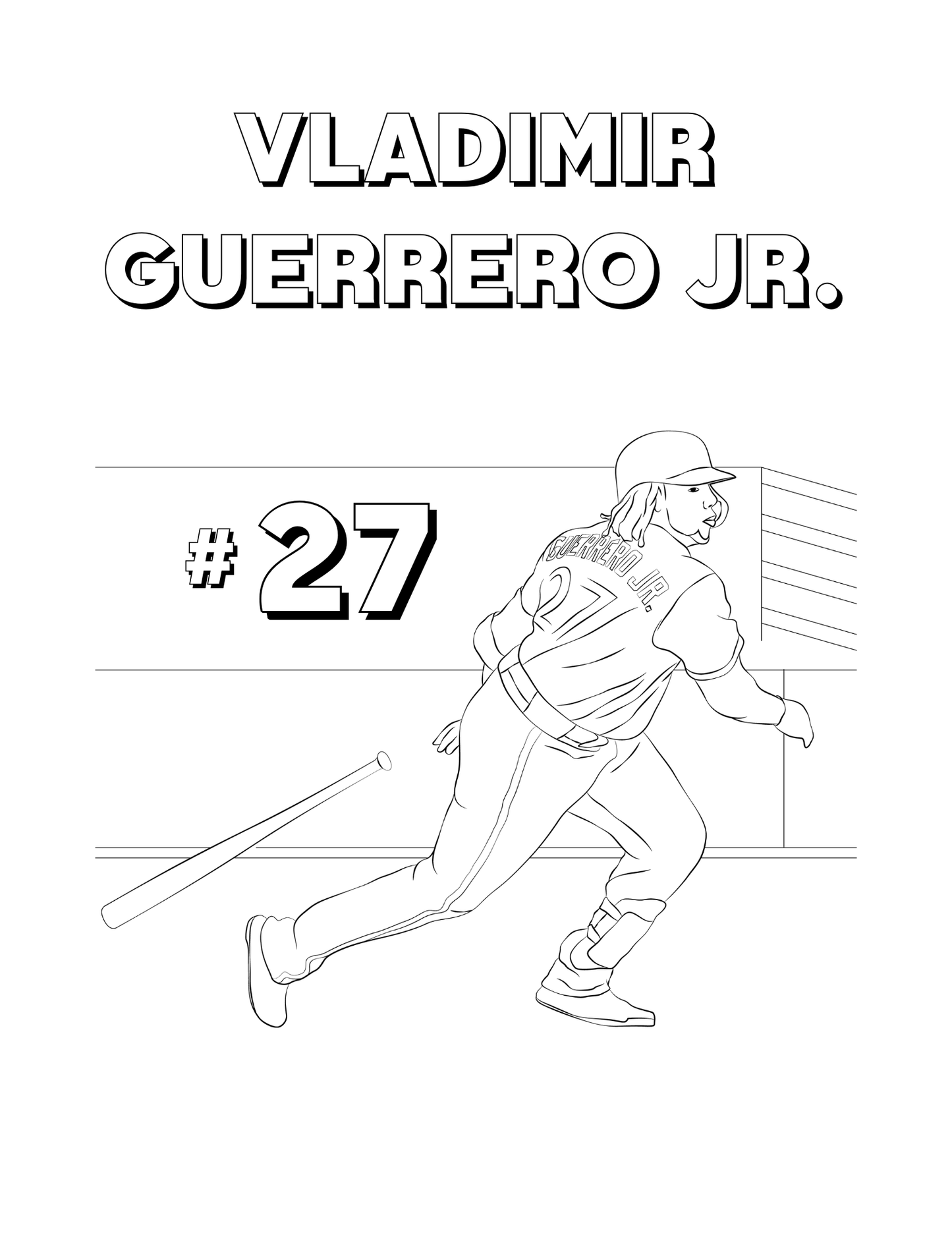 Baseball Superstars Coloring Book
