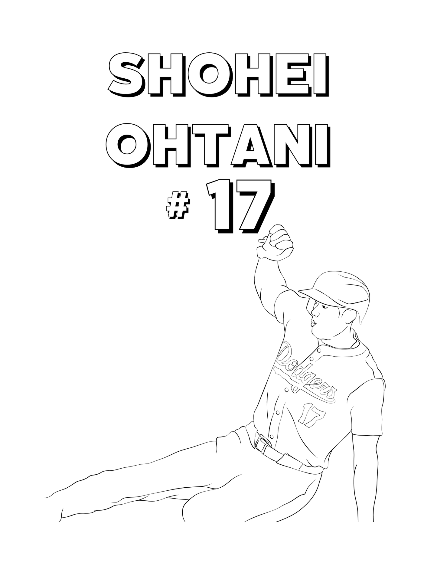 Baseball Superstars Coloring Book