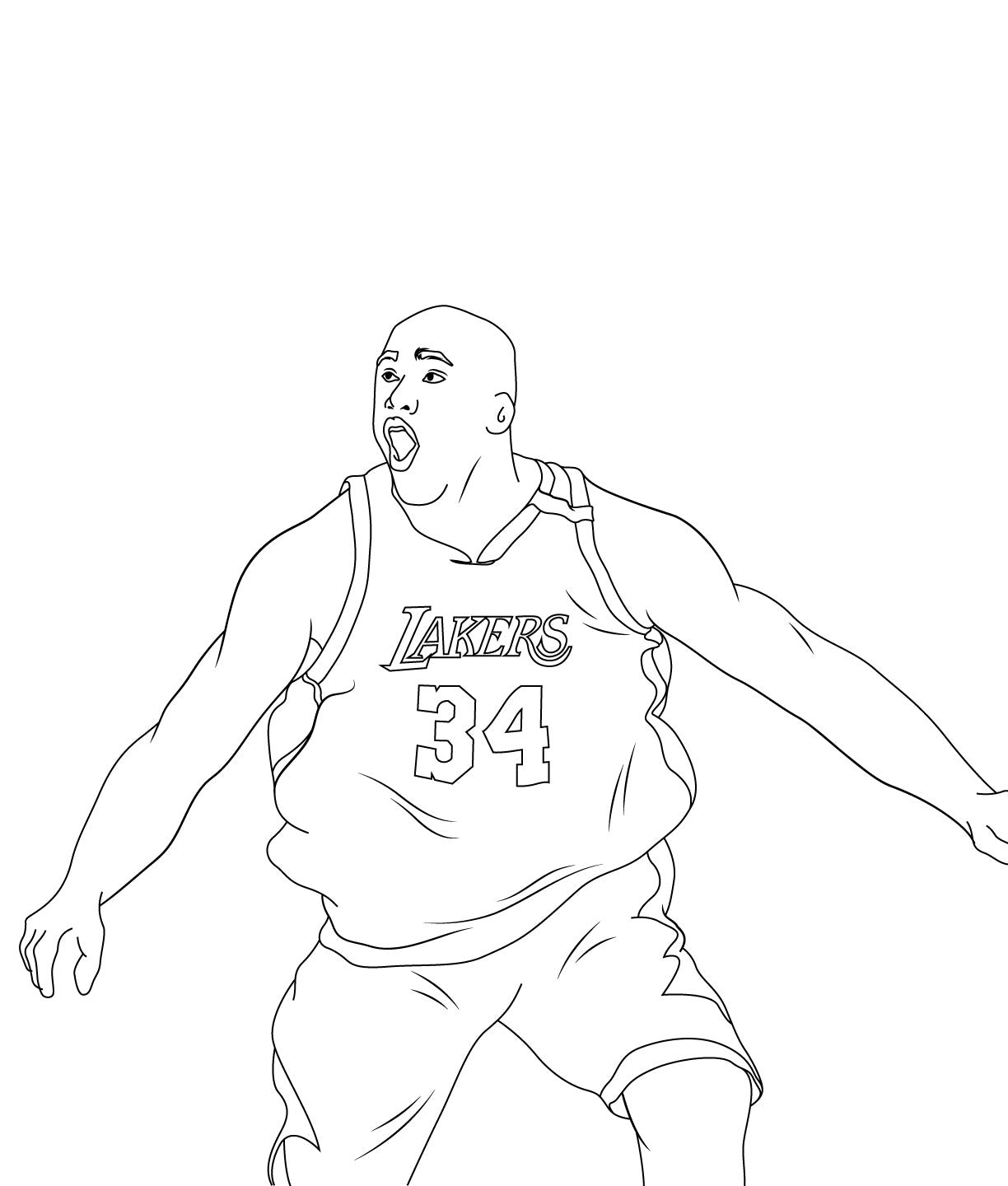 90’s Basketball Stars Coloring Book