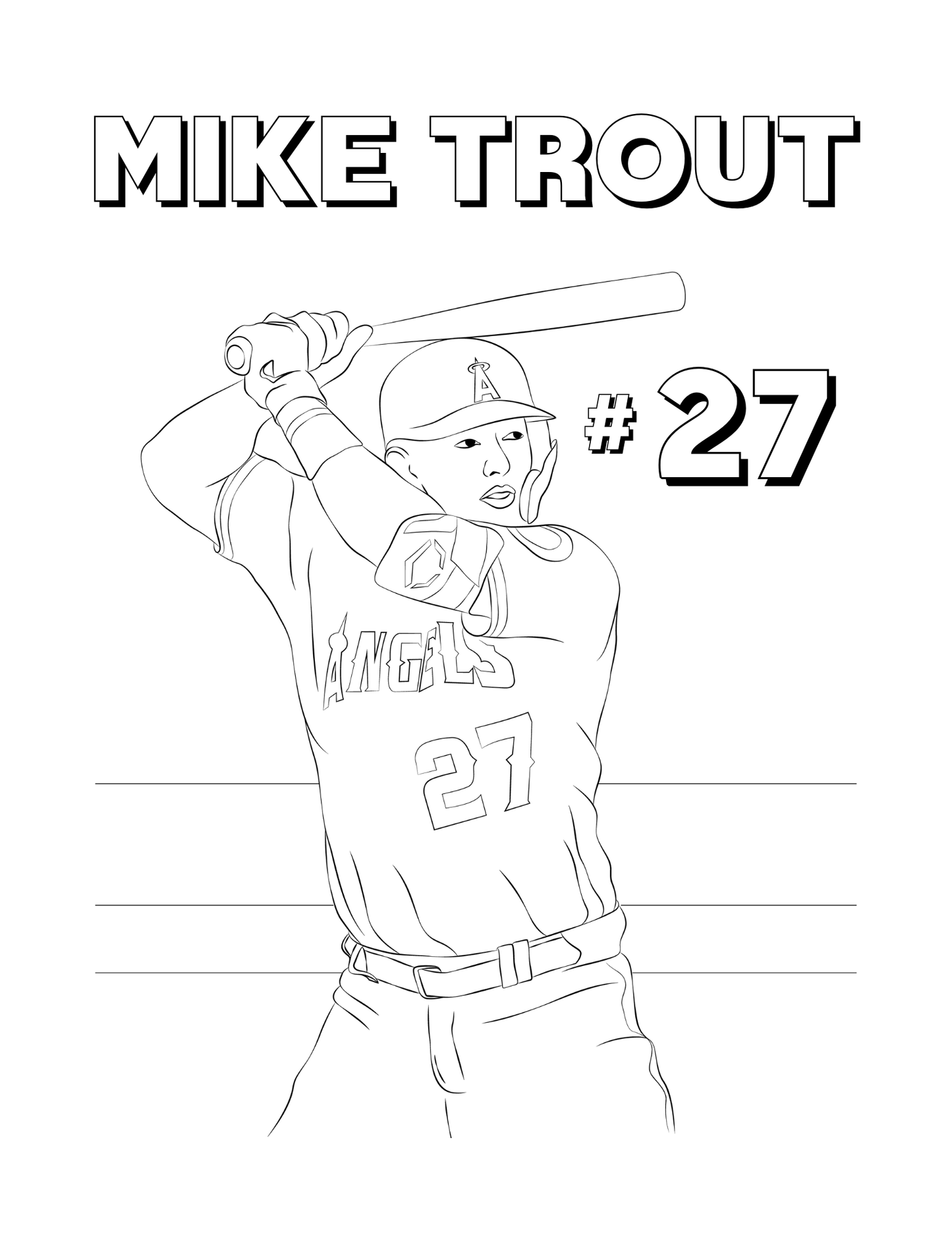 Baseball Superstars Coloring Book