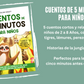 Cuentos de 5 minutos para niños: Historias de la jungla y el mar para leer antes de dormir