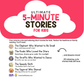 Ultimate 5-Minute Story Book For Kids: 4 Books in 1 - Short Bedtime Stories for Children Aged 2-8 ( English )