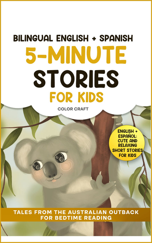 Bilingual 5-Minute Stories For Kids:  Tales From the Australian Outback For Bedtime, in English + Italian (Copy)