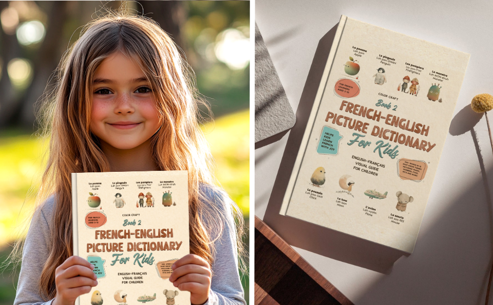 French Words Book 2 For Kids - Bilingual French-English Dictionary