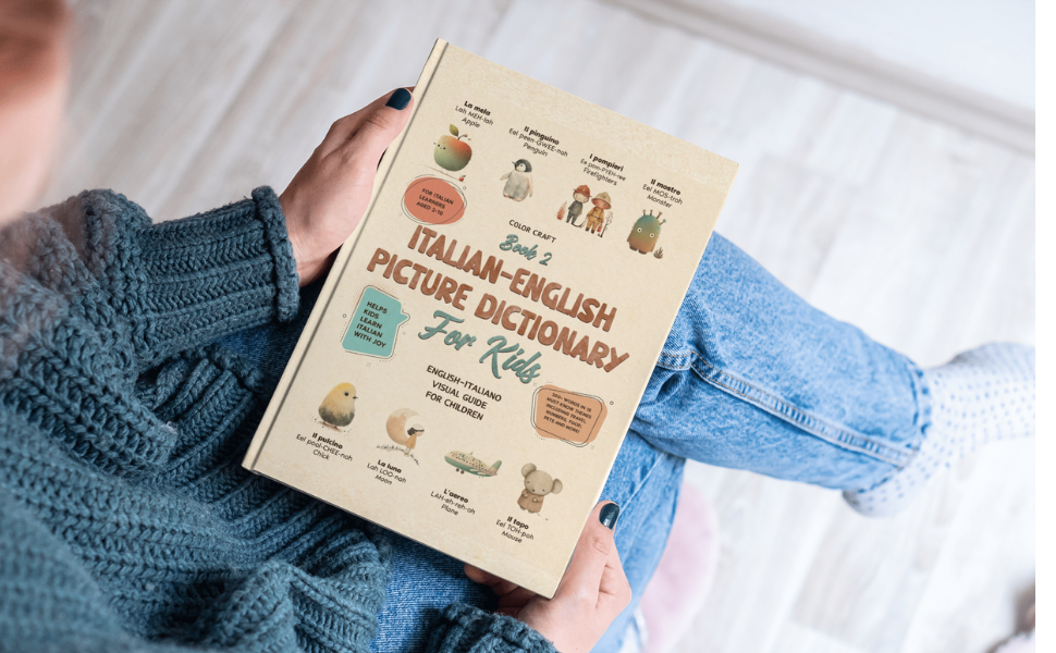 Italian Words Book 2 For Kids - Bilingual Italian-English Dictionary